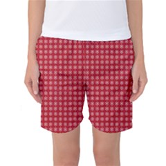 Christmas Paper Wrapping  Women s Basketball Shorts by artworkshop