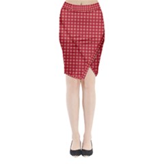 Christmas Paper Wrapping  Midi Wrap Pencil Skirt by artworkshop