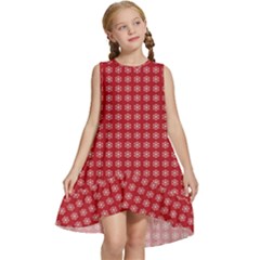 Christmas Paper Wrapping  Kids  Frill Swing Dress