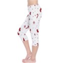 Christmas Background Wrapping Capri Leggings  View3