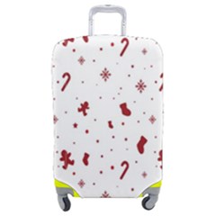 Christmas Background Wrapping Luggage Cover (medium) by artworkshop