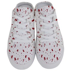 Christmas Background Wrapping Half Slippers by artworkshop