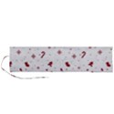 Christmas Background Wrapping Roll Up Canvas Pencil Holder (L) View1