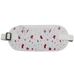 Christmas Background Wrapping Rounded Waist Pouch by artworkshop