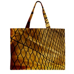 Chain Link Fence  Zipper Mini Tote Bag by artworkshop