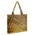 Chain Link Fence  Zipper Medium Tote Bag View2