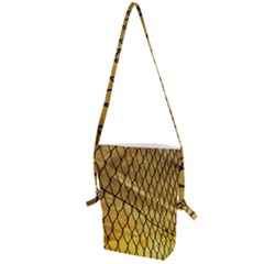 Chain Link Fence  Folding Shoulder Bag by artworkshop