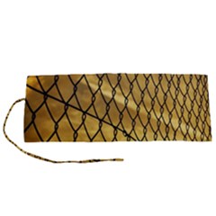 Chain Link Fence  Roll Up Canvas Pencil Holder (s)