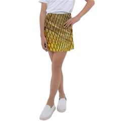 Chain Link Fence  Kids  Tennis Skirt by artworkshop