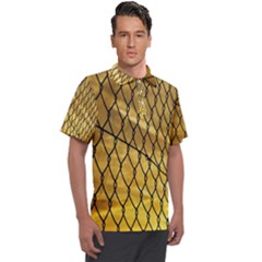 Chain Link Fence  Men s Polo Tee by artworkshop