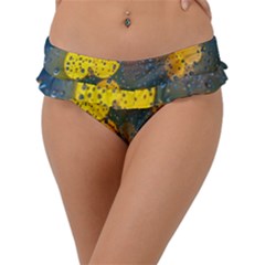 Bokeh Raindrops Window  Frill Bikini Bottom by artworkshop