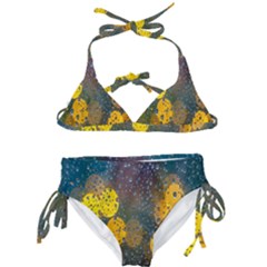 Bokeh Raindrops Window  Kids  Classic Bikini Set by artworkshop