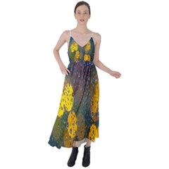 Bokeh Raindrops Window  Tie Back Maxi Dress by artworkshop