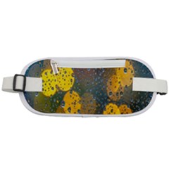 Bokeh Raindrops Window  Rounded Waist Pouch by artworkshop