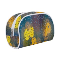 Bokeh Raindrops Window  Make Up Case (small) by artworkshop