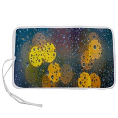 Bokeh Raindrops Window  Pen Storage Case (s) by artworkshop