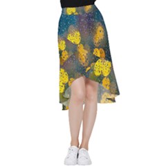 Bokeh Raindrops Window  Frill Hi Low Chiffon Skirt by artworkshop