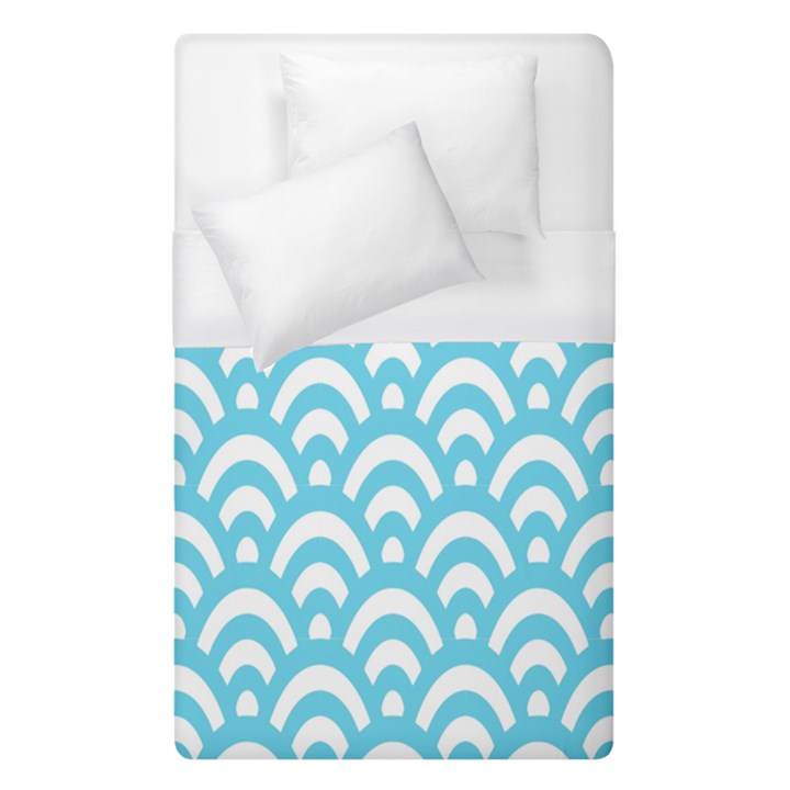  Waves Ocean Blue Texture Duvet Cover (Single Size)