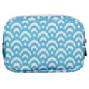  Waves Ocean Blue Texture Make Up Pouch (Small) View2