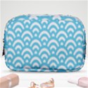  Waves Ocean Blue Texture Make Up Pouch (Small) View1