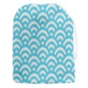  Waves Ocean Blue Texture Drawstring Pouch (3XL) View1