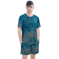  Pattern Design Texture Men s Mesh Tee And Shorts Set