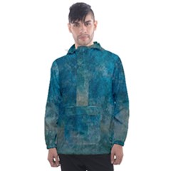  Pattern Design Texture Men s Front Pocket Pullover Windbreaker