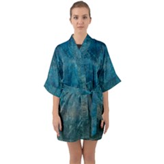  Pattern Design Texture Half Sleeve Satin Kimono  by artworkshop