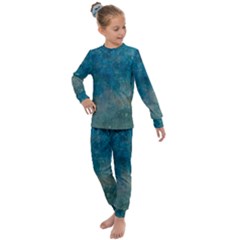  Pattern Design Texture Kids  Long Sleeve Set  by artworkshop