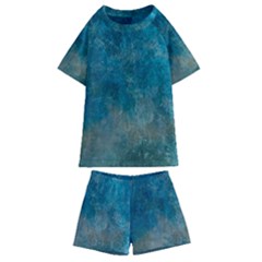  Pattern Design Texture Kids  Swim Tee And Shorts Set by artworkshop