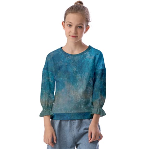  Pattern Design Texture Kids  Cuff Sleeve Top by artworkshop