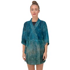  Pattern Design Texture Half Sleeve Chiffon Kimono by artworkshop