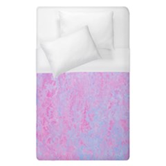  Texture Pink Light Blue Duvet Cover (single Size) by artworkshop