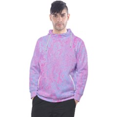  Texture Pink Light Blue Men s Pullover Hoodie by artworkshop