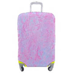  Texture Pink Light Blue Luggage Cover (medium) by artworkshop