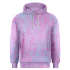  Texture Pink Light Blue Men s Overhead Hoodie by artworkshop