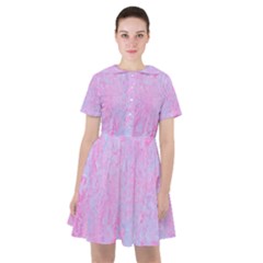  Texture Pink Light Blue Sailor Dress by artworkshop