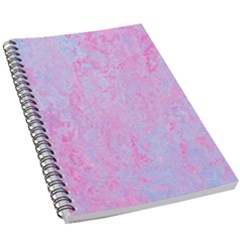  Texture Pink Light Blue 5 5  X 8 5  Notebook by artworkshop