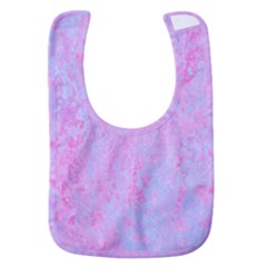  Texture Pink Light Blue Baby Bib by artworkshop