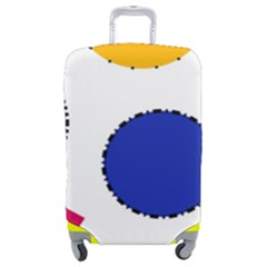 Circles Luggage Cover (medium) by nateshop