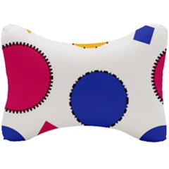 Circles Seat Head Rest Cushion