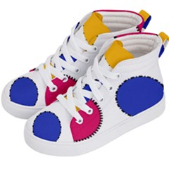 Circles Kids  Hi-top Skate Sneakers by nateshop