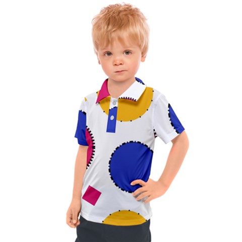 Circles Kids  Polo Tee by nateshop