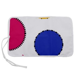 Circles Pen Storage Case (m) by nateshop