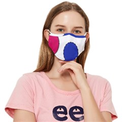 Circles Fitted Cloth Face Mask (adult) by nateshop