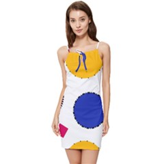 Circles Summer Tie Front Dress by nateshop