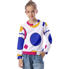 Circles Kids  Long Sleeve Tee With Frill 