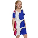 Circles Kids  Short Sleeve Tiered Mini Dress View3