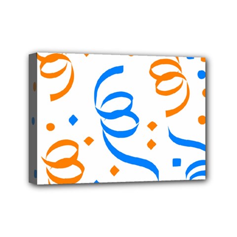 Confetti Mini Canvas 7  X 5  (stretched) by nateshop