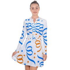 Confetti Long Sleeve Panel Dress